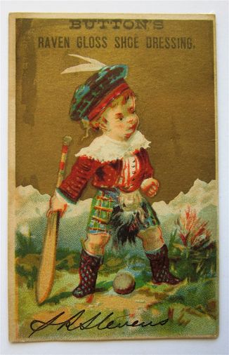 American trade card c1900, advertising Button & Ottley, M'f'rs., 56 Warren Street, New York.