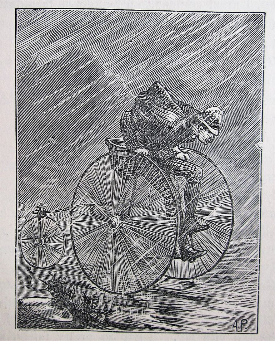 In driving rain....