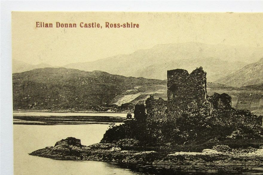 A GWW postcard. Notice the area of cultivation in the distance.