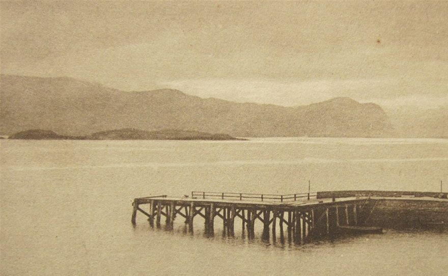 This was the pier on the western shore of the loch, at Portnancon.