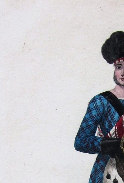 Scottish Clan Chief, from M.A. Pichot's Voyage en Europe, 1825.