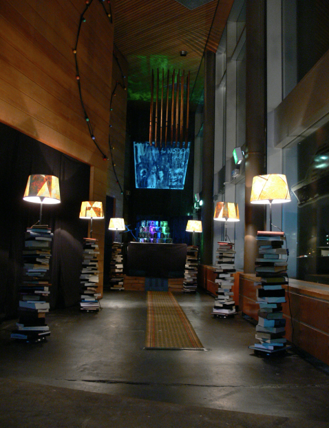 Exhibition view Library of Light 2013 - first edition - Amsterdam Noord