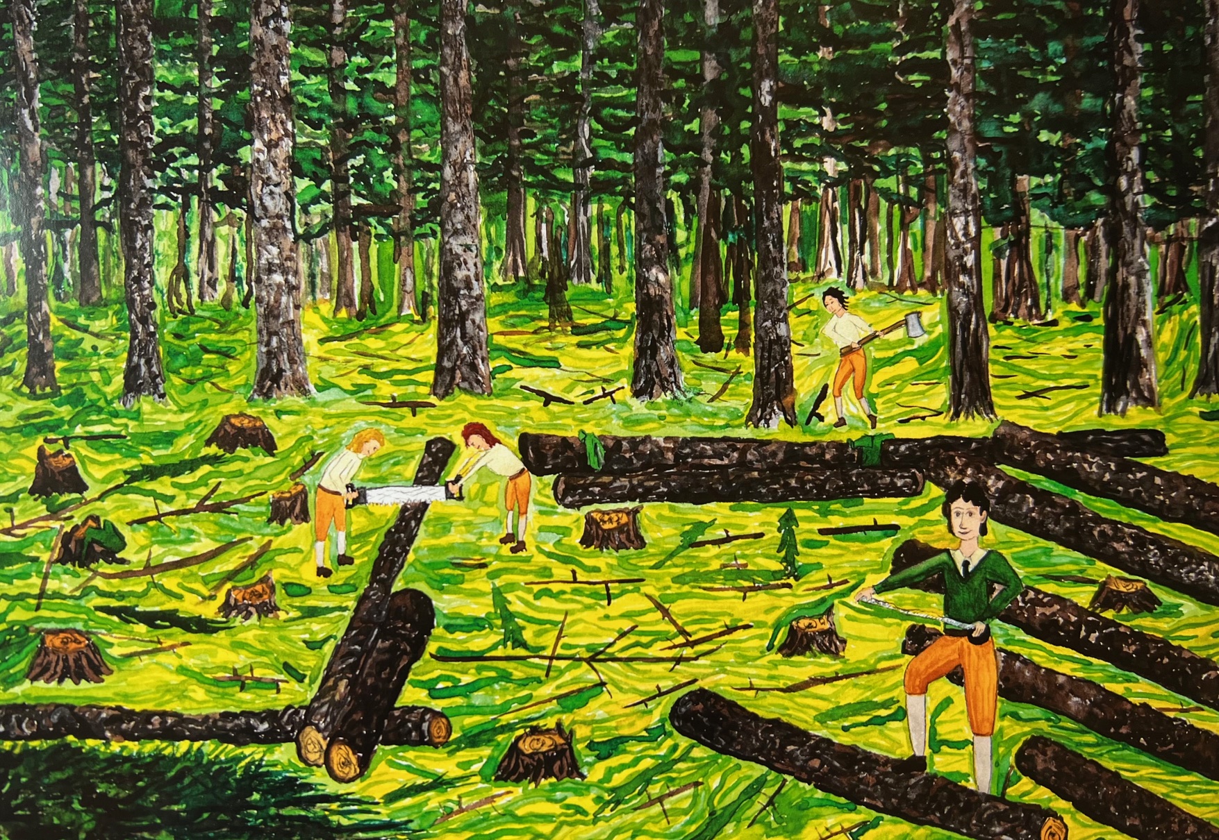 Scottish Lumberjills (c) Luca Spencer