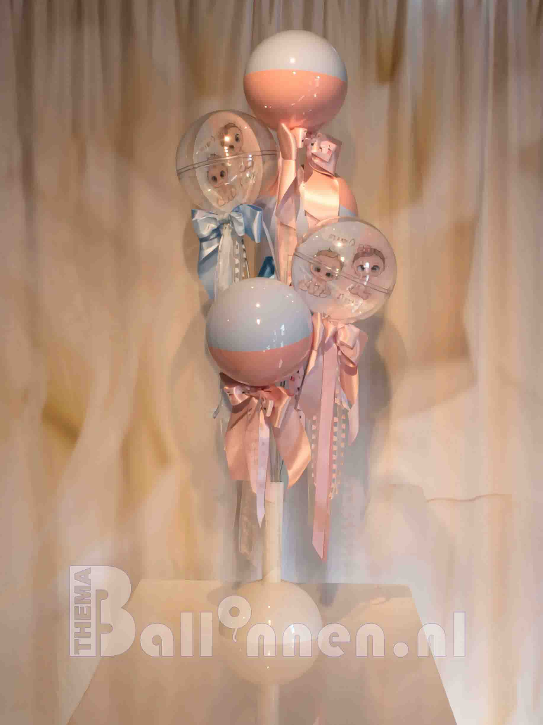 Themaballonnen Gender Reveal Ballon thema
