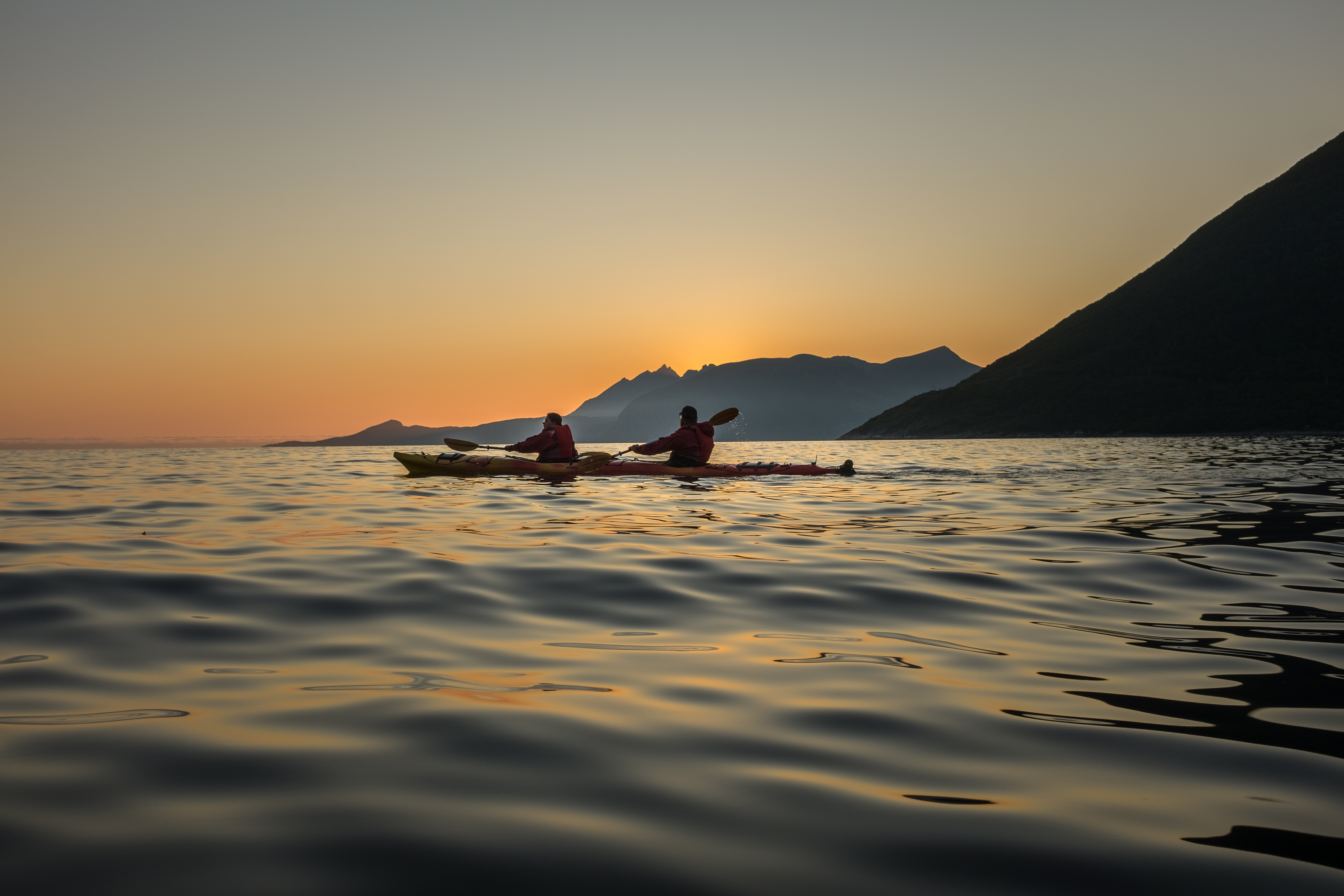 Ånderdalen National Park Senja Kayak