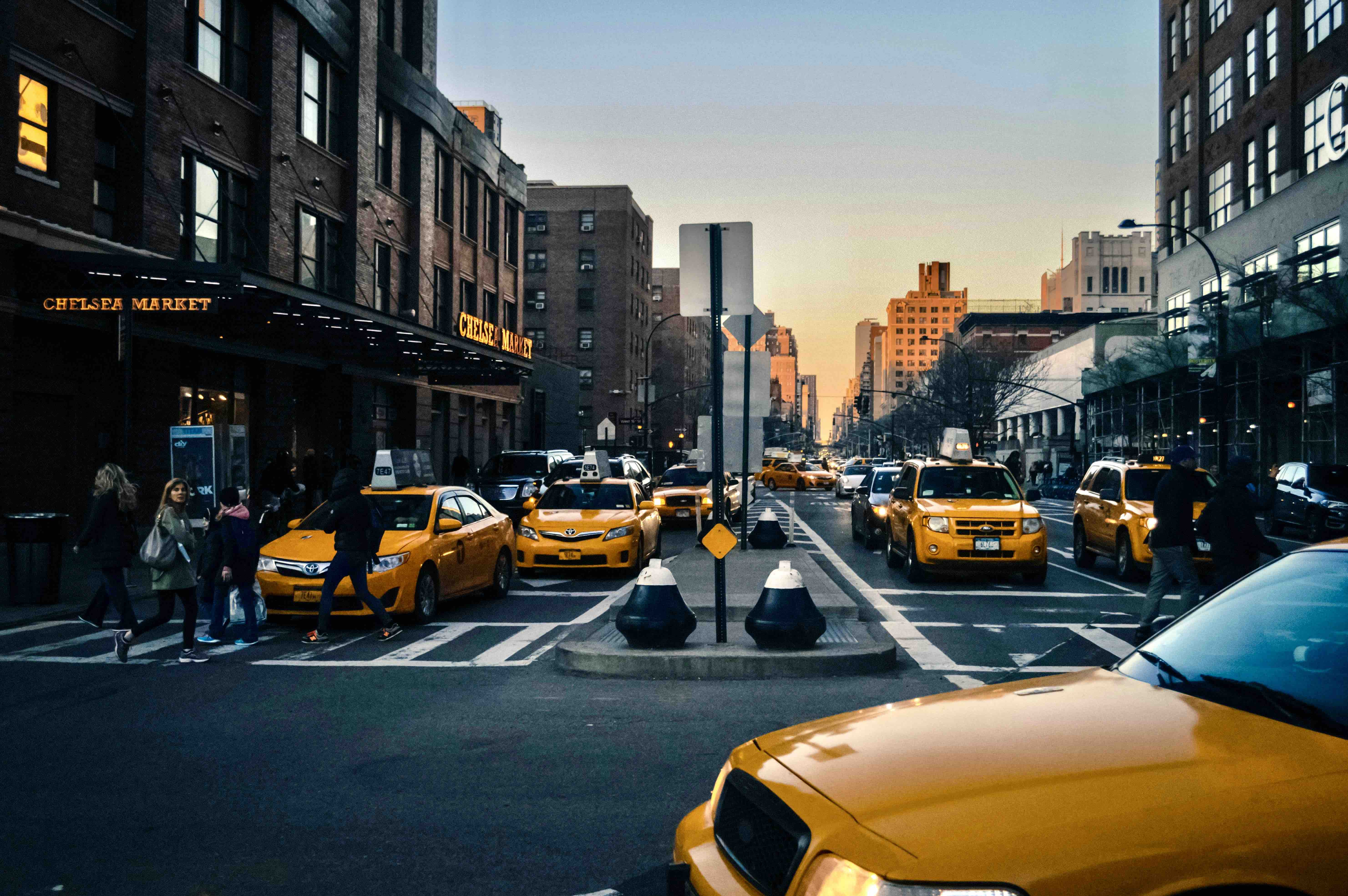 Chelsea Market: A bustling food hall with diverse vendors and lively atmosphere.
