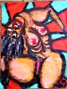 acrylic on canvas 750 X 100 cm