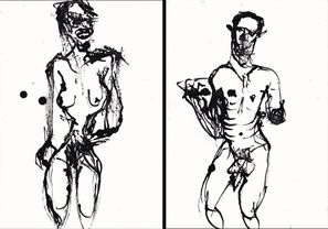 MR ET MM DURANT ENCRE SUR A4 180gr