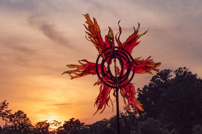 Sunset Fire Ball