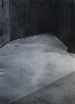 near - 80x60cm - charcoal on paper - 2017