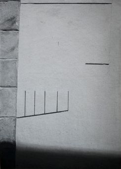 warm shadow I - charcoal on paper - 70x50cm - 2015