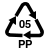 Logo PP Recyclingcode 05