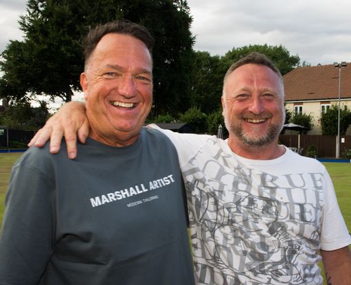 Ian Henwood and Mark Charlett- plate runners up