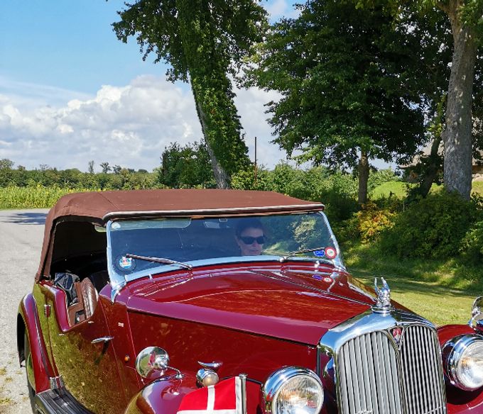 Rover P2 Sports Tourer. Årgang 1947