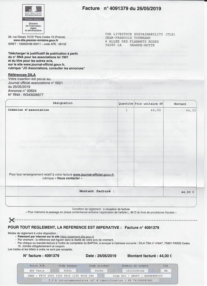 TLS Creation Formal Bill