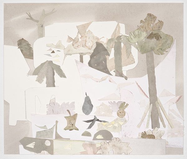 Vänner, collage, 27 x 32 cm, foto: Petter Lehto