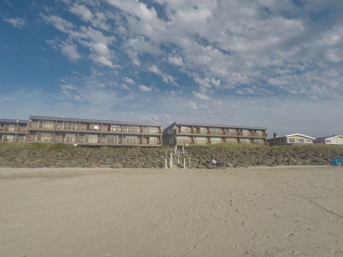 Unser Hotel am Strand