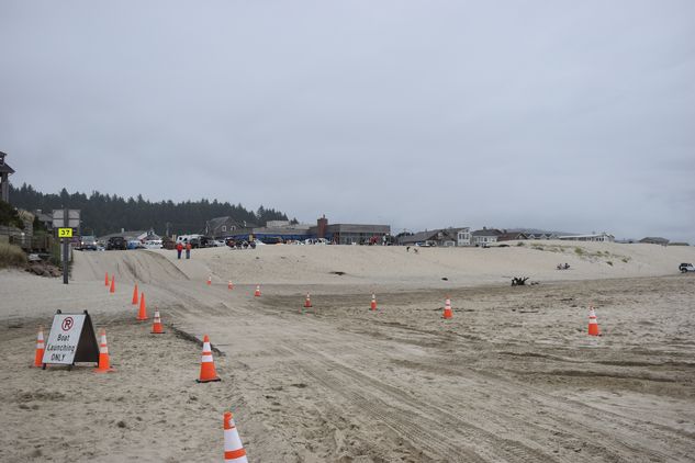 Strasse zum Strand