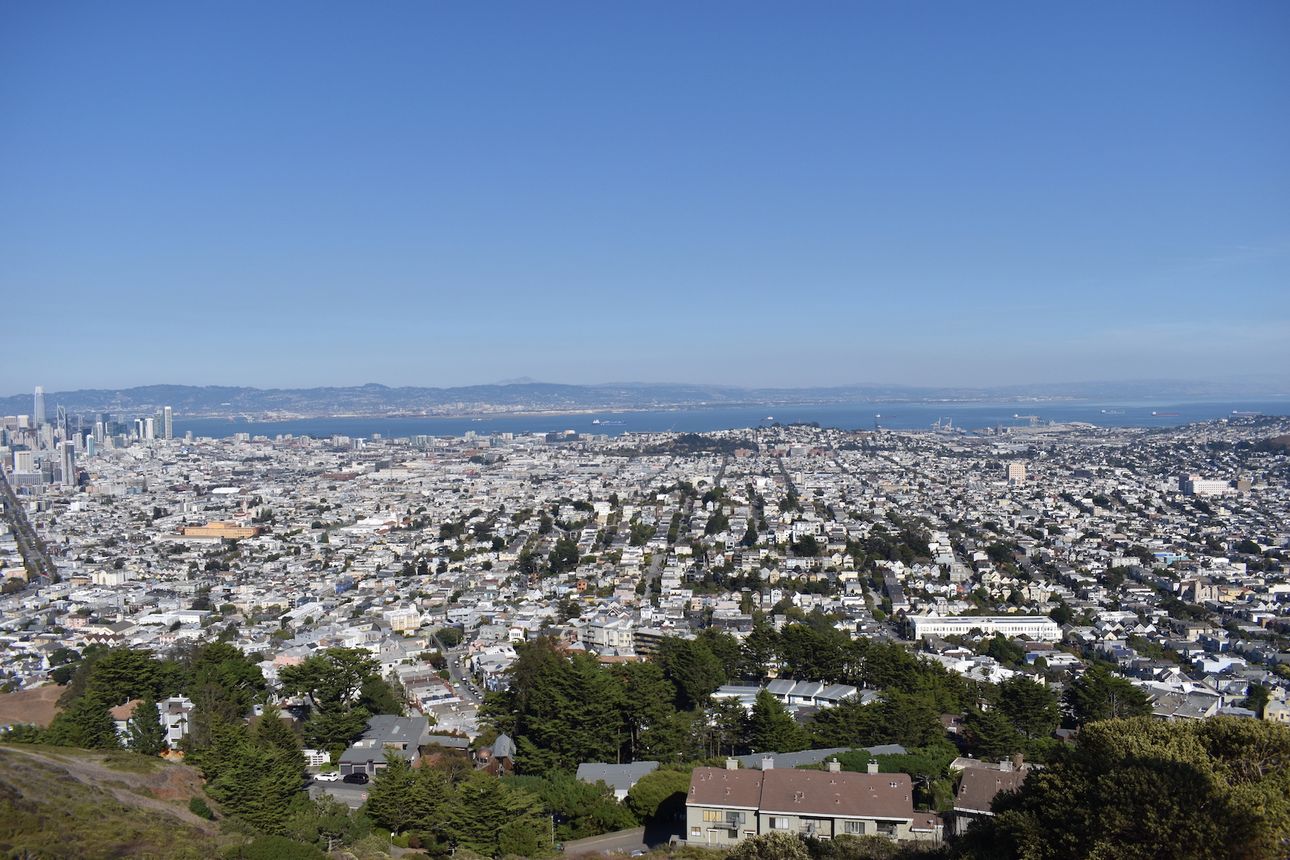 Blick Richtung Oakland