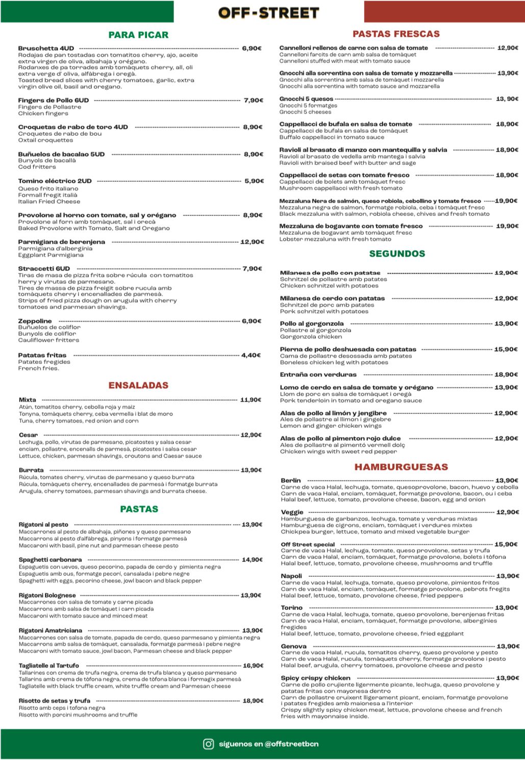 OFF STREET RESTAURANTE ITALIANO PIZZERIA (8)