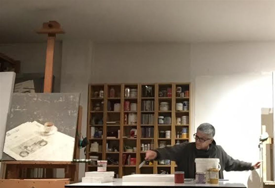Working in my studio