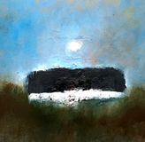 Efterårshus på strandeng - 50x50 - 20242811