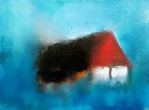 Hus på strandeng - 30x40 - 20211706-2