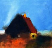 Hus ved Bisserup - 40x37 - 2020 -