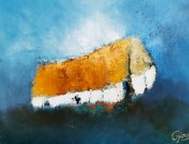 Strandhus i dis - 40x50 - 20231503