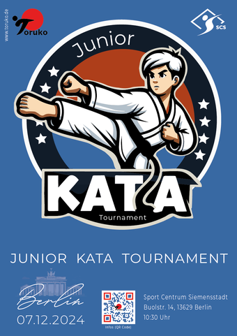 Plakat zum Junior Kata Tournament 2024