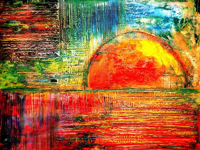 R E N A C E R  ~  A JOURNALIST ASKED WHY I HAD GIVEN RED COLOR TO THE SUPPOSED SEA TO WHAT I ANSWERED: 