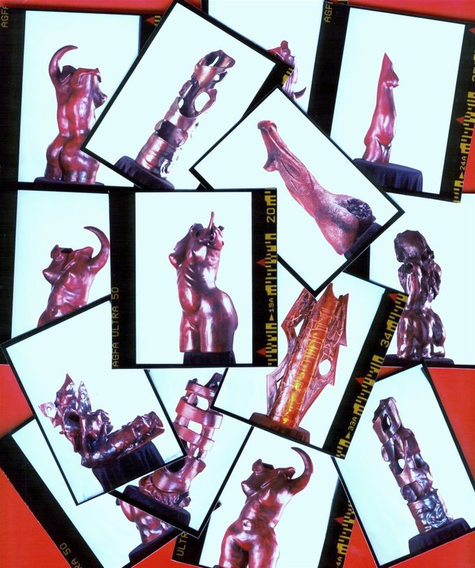 T'PONS  ~  COLLAGE OF SCULPTURES CARRIED OUT IN BARCELONA, SPAIN ~ 1995/1999