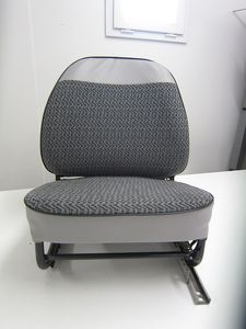 Trabant stof met bovenstuk grijs