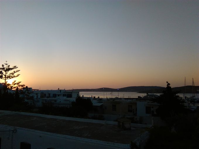 Sunset from the balcony