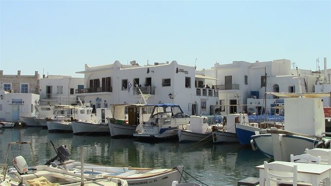 Naousa, fishing village harbour