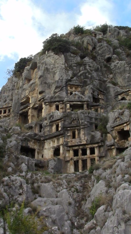 Rock tombs at Myra