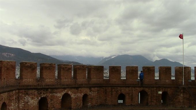 From the top of the red tower (its going to rain)