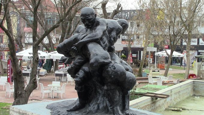 Oil wrestling! July - make a date in the diary.