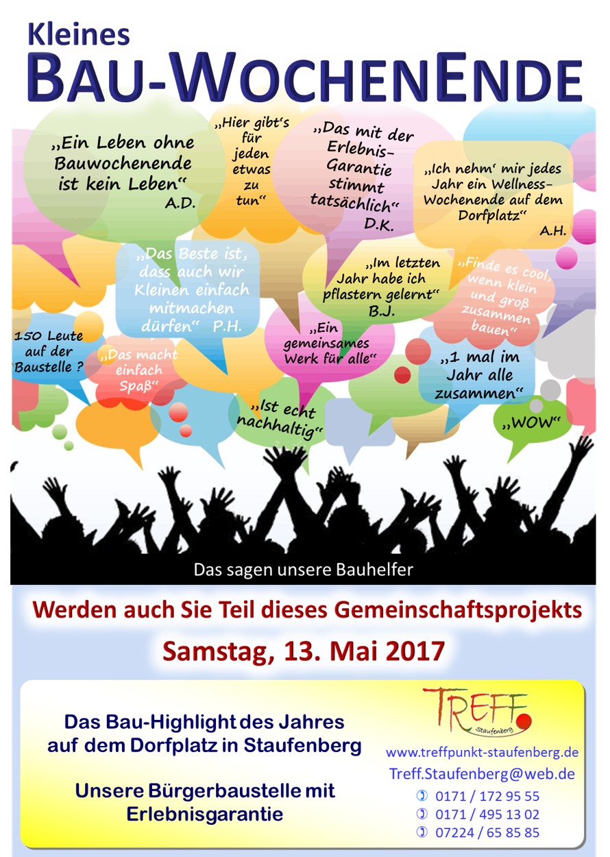 10Bauwochenende