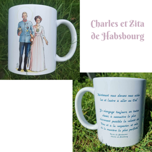 Mug Charles et Zita 13€50