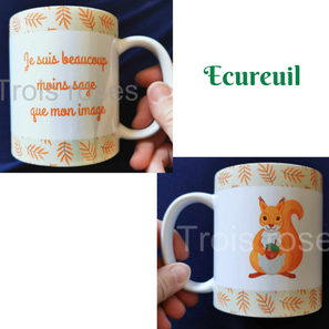 Mug "écureuil" 13€50