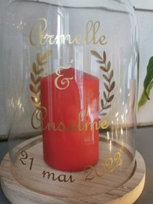 Cloche "couronne de laurier" 34€