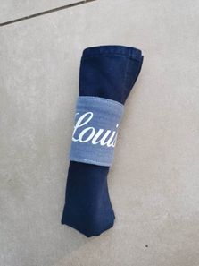 Ronds de serviette en tissu 6€ l'un (exemple)