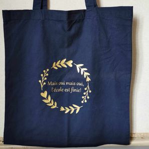 Tote bag "couronne de fleurs" 13€