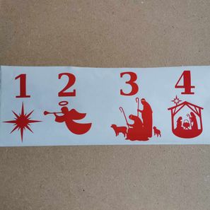Stickers de l'Avent 9€