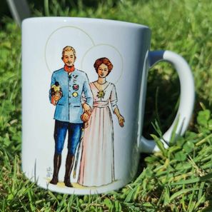 Mug Charles et Zita (recto) 13€50