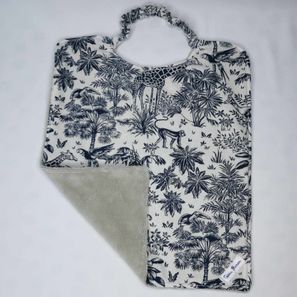 Serviette élastique "savane" 9€