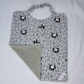 Serviette élastique "pandas" 9€