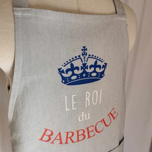 Tablier "roi du barbecue" 24€