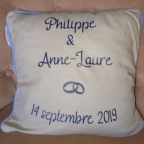 Coussin "alliances" 26€